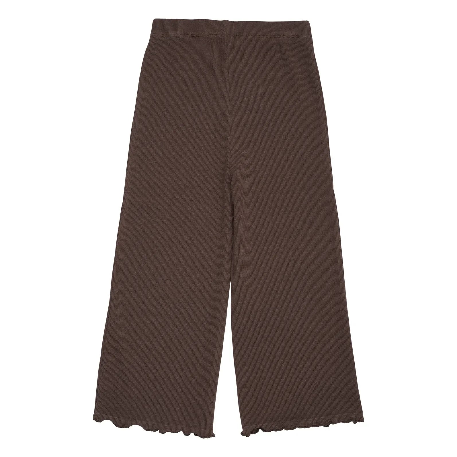 Copenhagen Colors - Pantalón de pierna ancha Modal | Marrón oscuro
