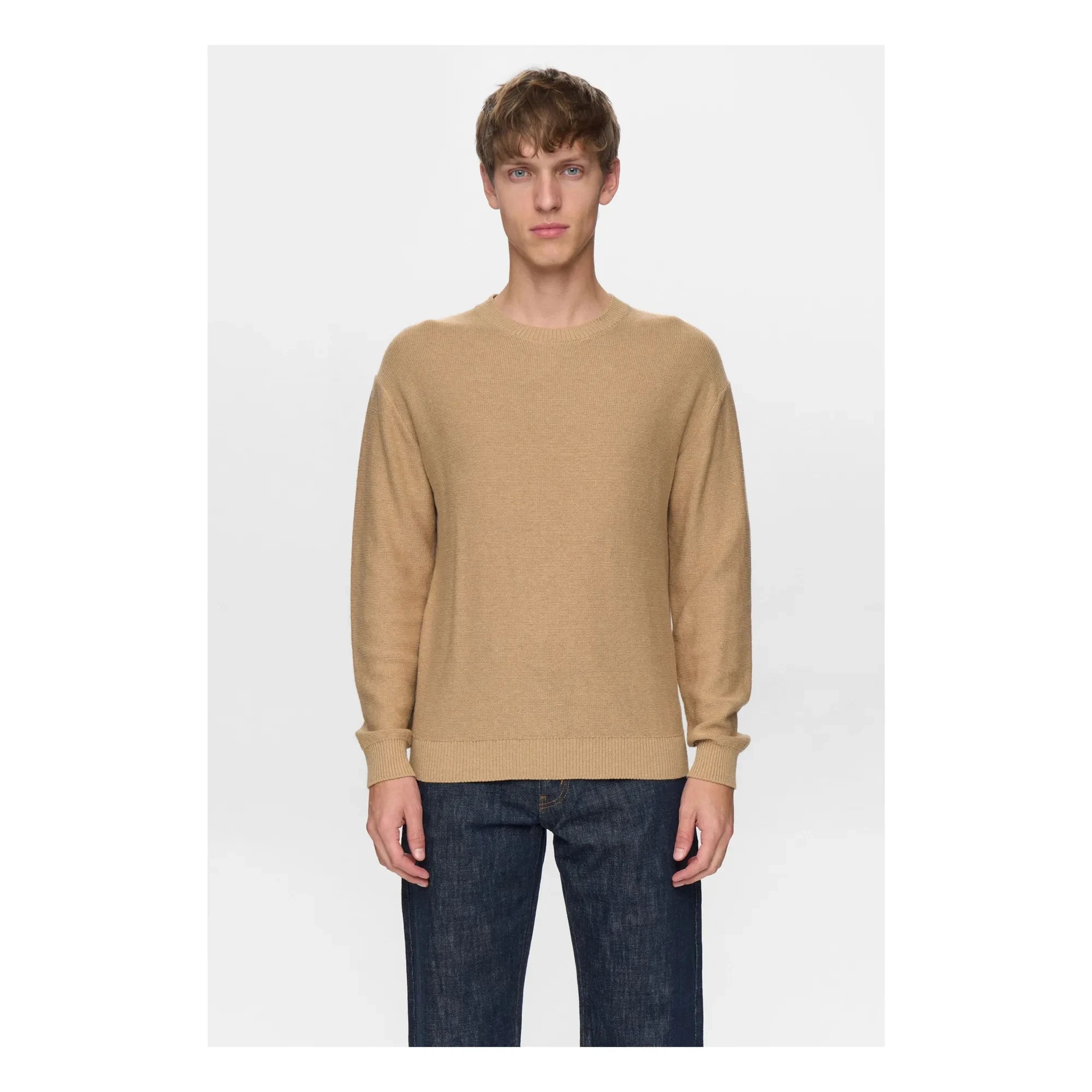 Anerkjendt - Jersey de algodón Akebbe | Color topo