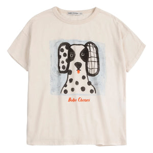 Bobo Choses - Camiseta dálmata de algodón orgánico | Crudo