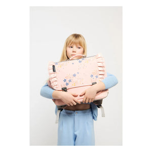 Caramel & Cie - Bolso de mano con volantes Stella | Rosa