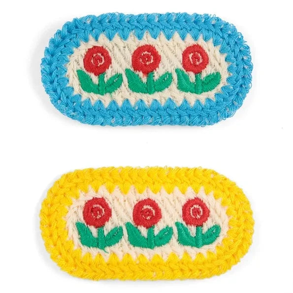 Bobo Choses - Set de 2 horquillas con flores | Crudo