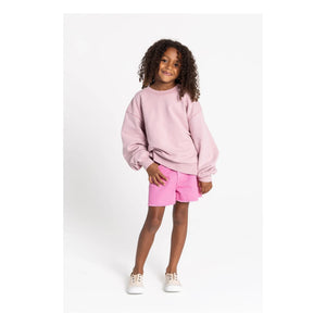 Smallable Kid - Sudadera de algodón orgánico Maia | Rosa Polvo