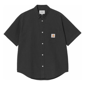 Carhartt WIP - Camisa Toland a Rayas de Seersucker | Negro