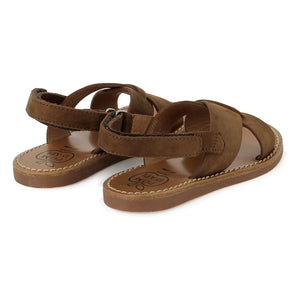 Pom d'Api - Sandalias Beach-Stitch Crossover | Marrón