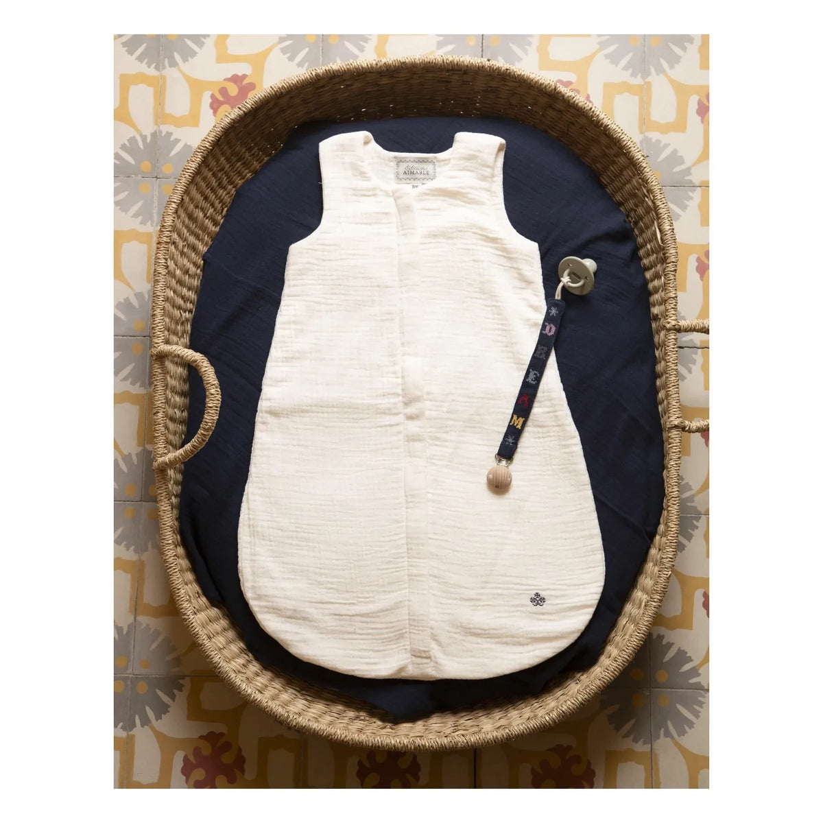 Editions Aimable - Saco de verano Gaston | Muselina marfil