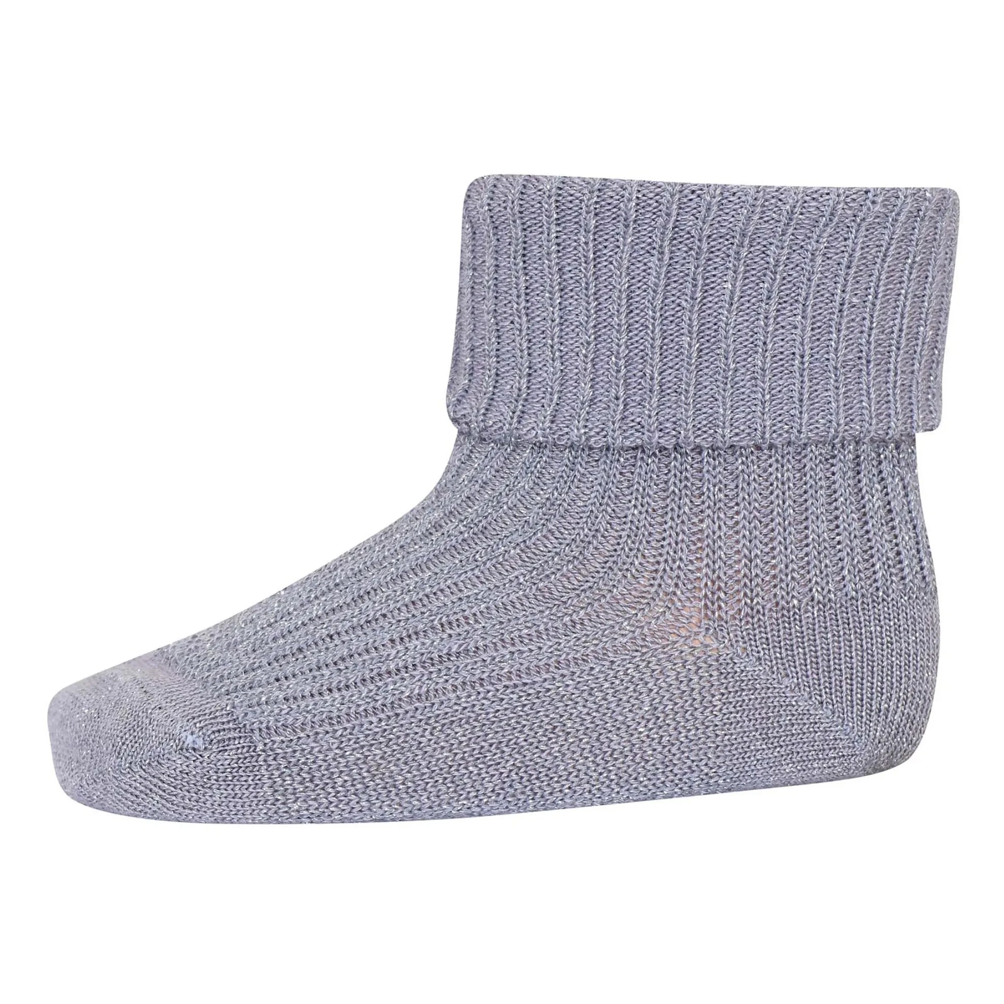 Mp Denmark - Calcetines Ida de algodón brillante | Azul