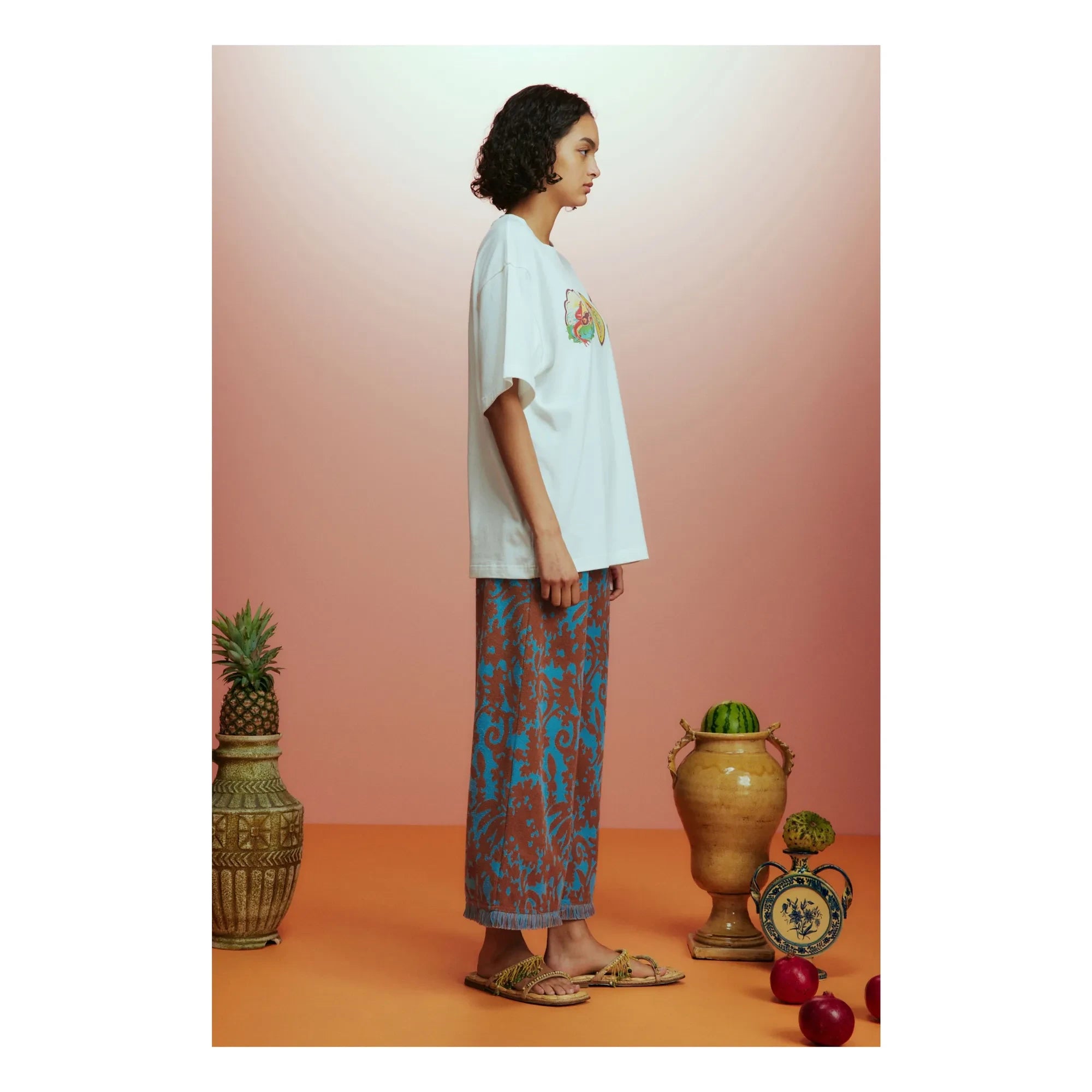 Alémais - Camiseta Emilio de algodón orgánico | Crema