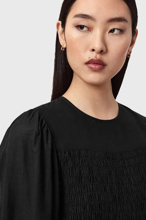 AllSaints Vestido ancho de algodón CHIA