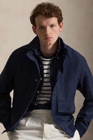 Chaqueta corta de lino Polo Ralph Lauren para hombre