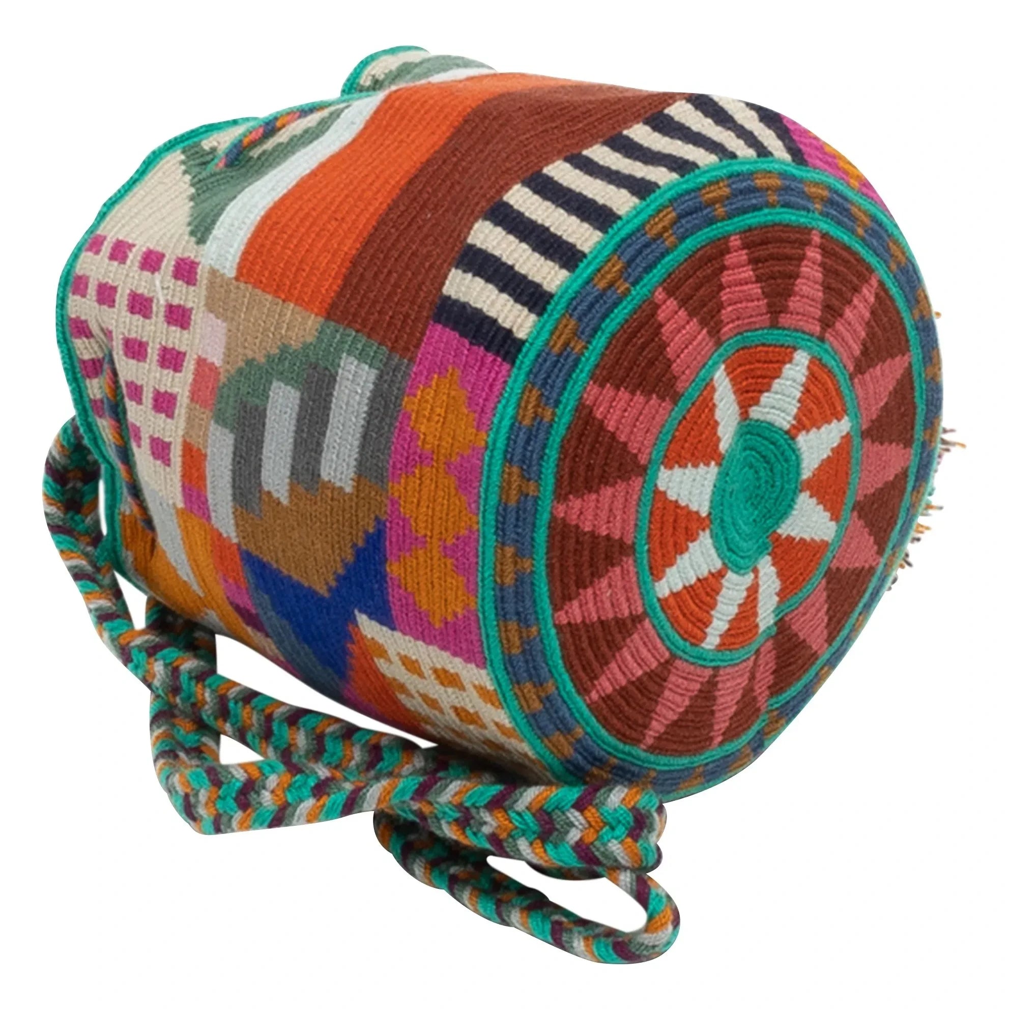 Guanábana - Bolso león mediano cruzado | Turquesa