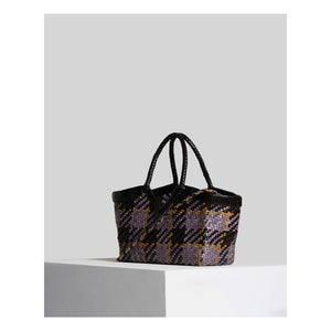 Vipera - Bolso Monet Madras de piel | Azul