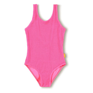 Molo - Bañador acanalado Nika Crepé Fibras recicladas | Fucsia