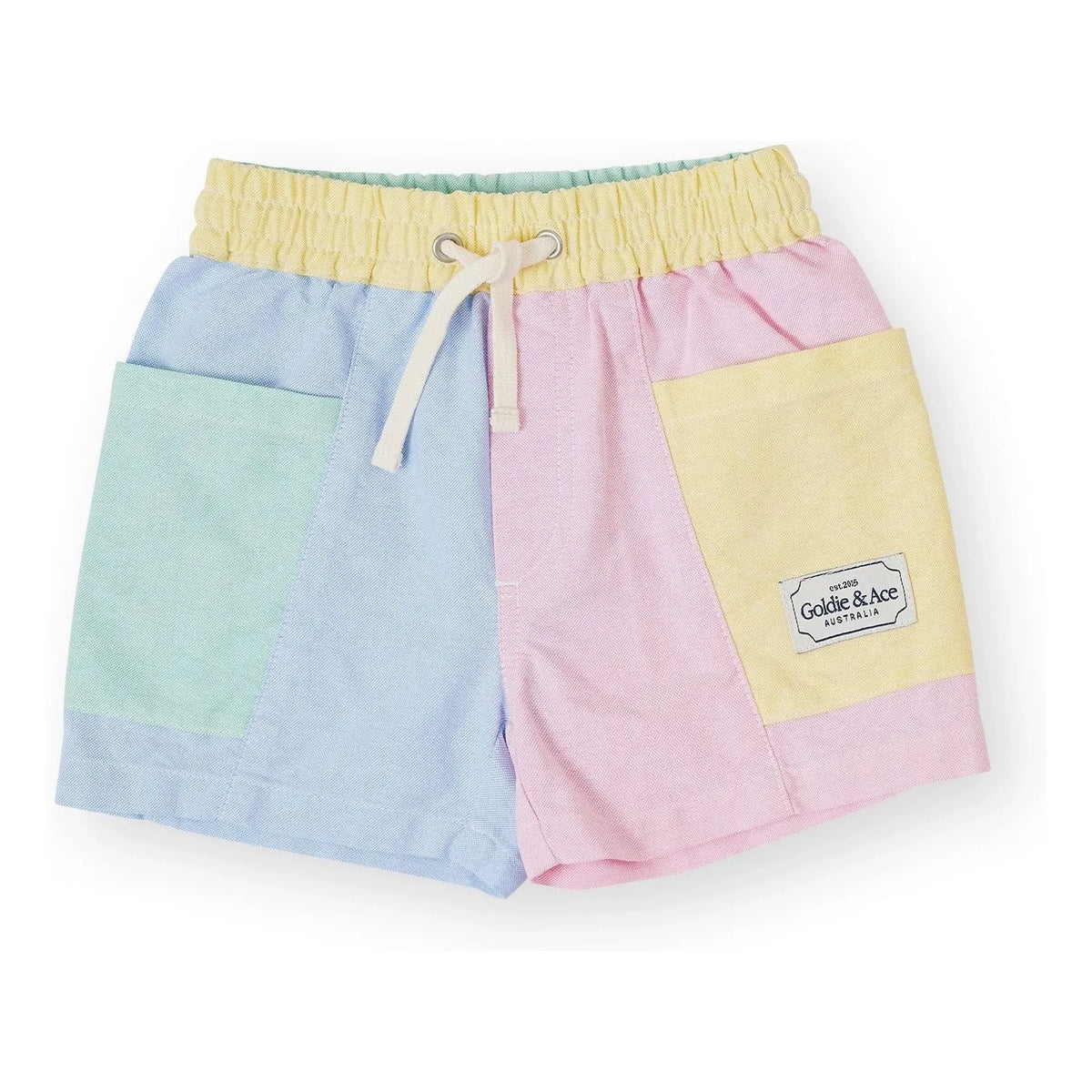 Goldie + Ace - Pantalones cortos de color en bloque | Rosa