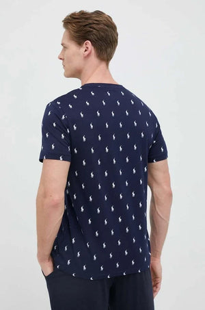 Top de pijama de algodón de manga corta Polo Ralph Lauren