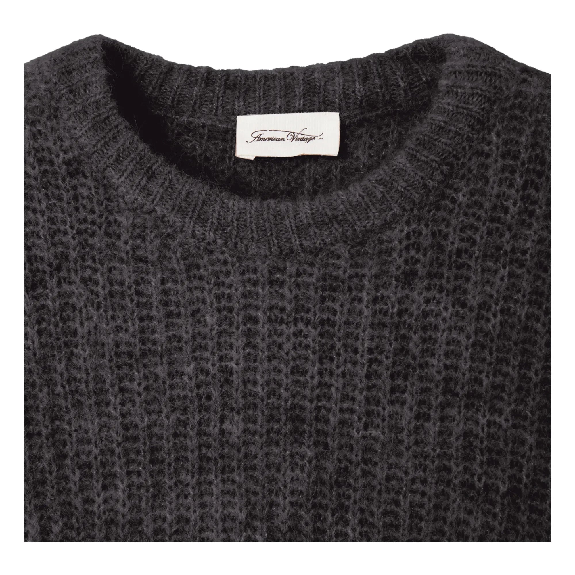American Vintage - Jersey East Alpaca | Gris carbón