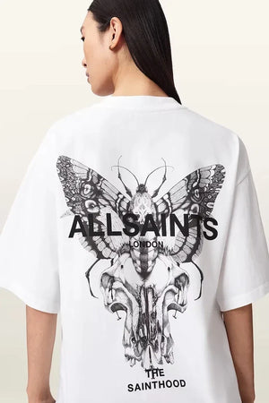 Camiseta oversize de algodón AllSaints HALIS para mujer