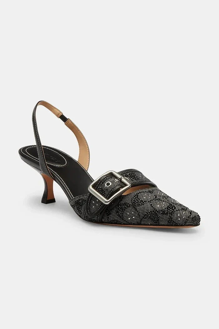Zapatos de tacón de cuero Coach