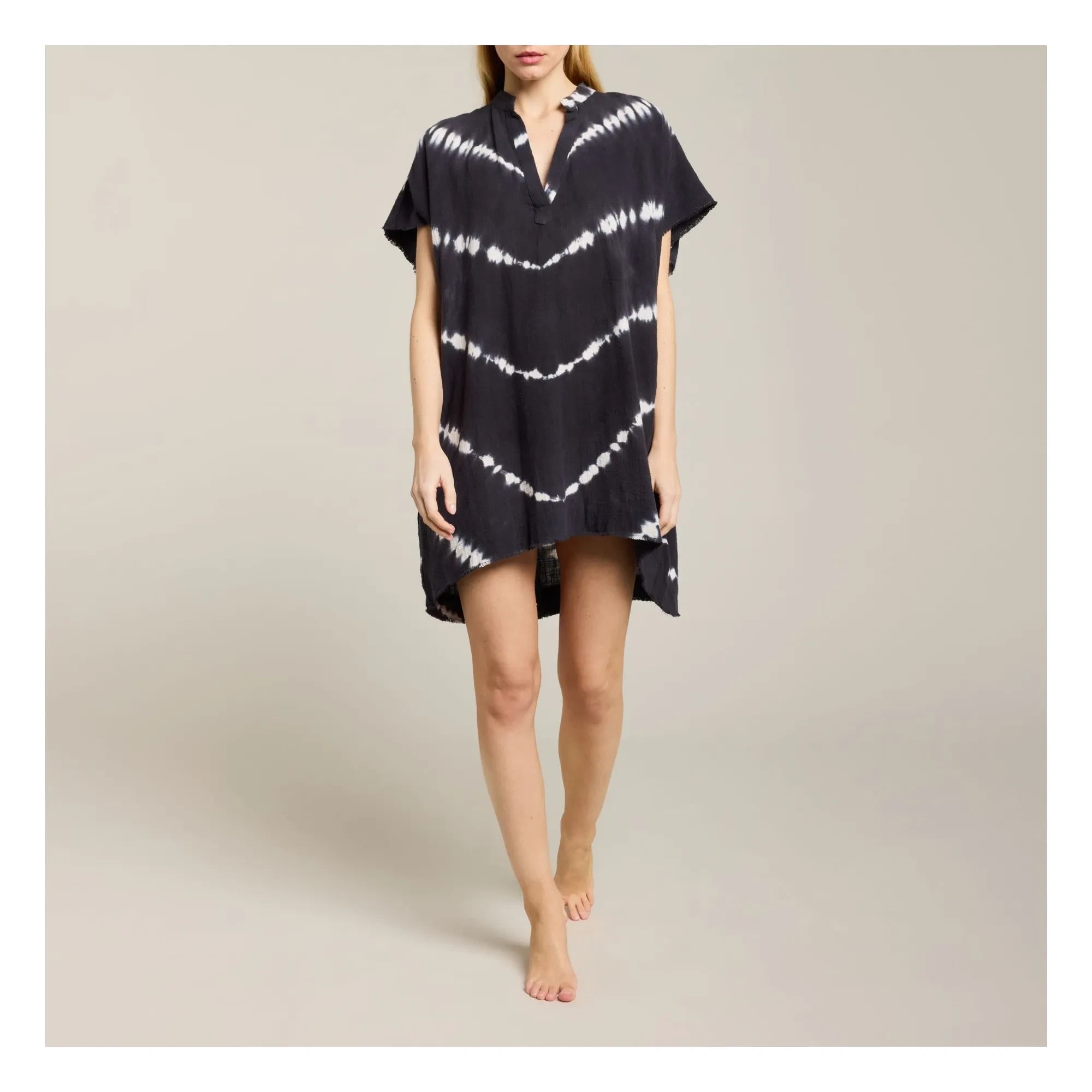 Maison Saint Julien - Túnica Batik Propriano | Azul marino clásico