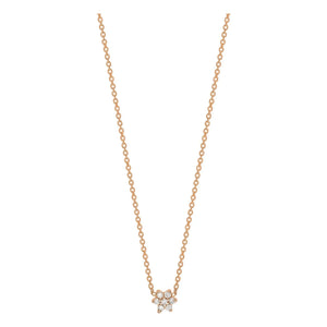 Ginette NY - Collar Mini Diamond Star | Oro Rosa