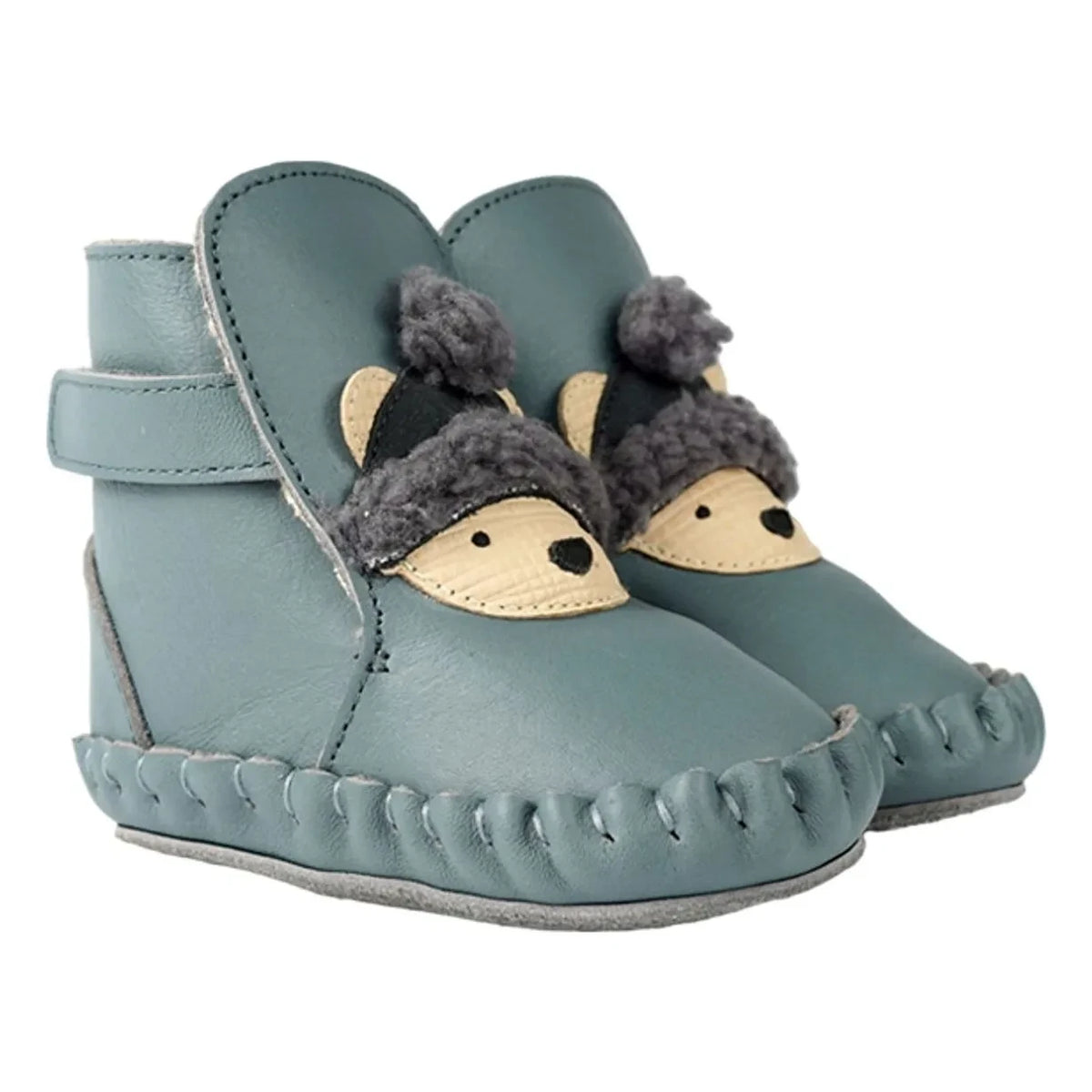 Donsje - Zapatillas de oso polar Junus | Gris azulado