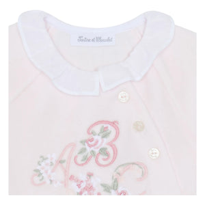 Tartine et Chocolat - Pijama con estampado floral ABC | Rosa pálido