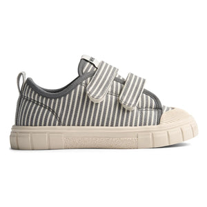 Wheat - Zapatillas deportivas de velcro a rayas Bobbie | Gris