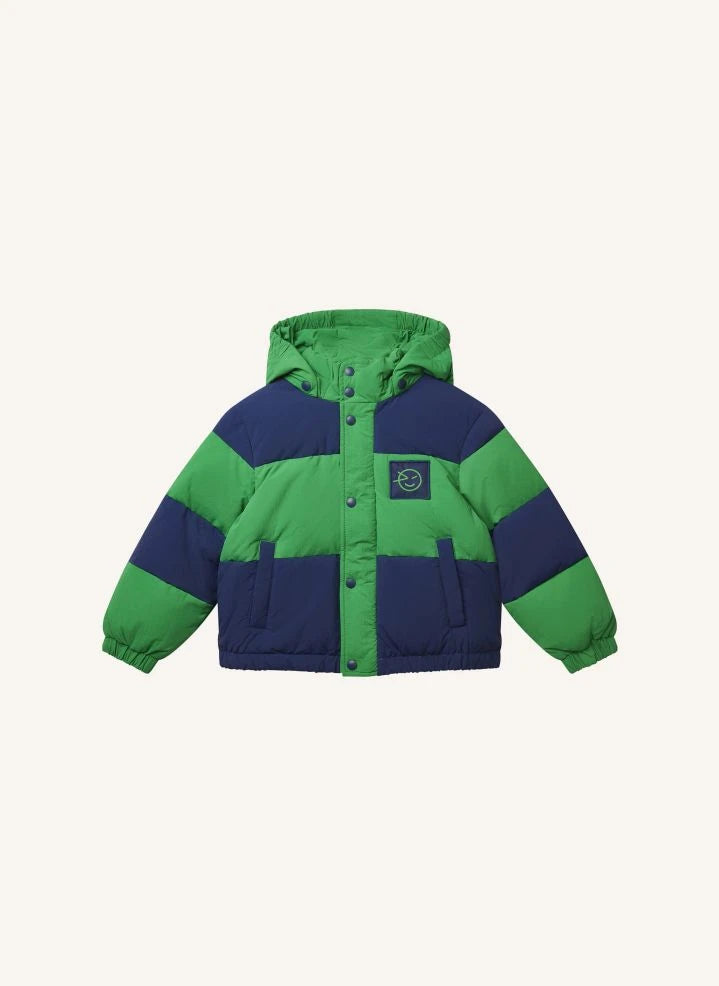 Wynken - Burletta Down Colorblock chaqueta acolchada | Verde