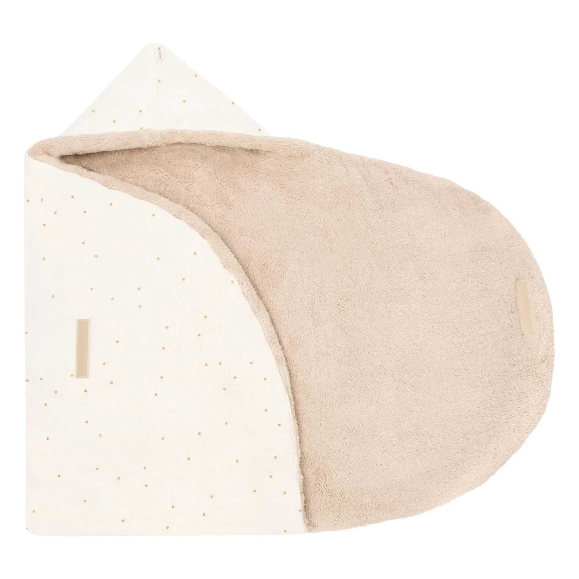 Nobodinoz - Saco de dormir Cozy Wabi Sabi Sweet Dots | Beige