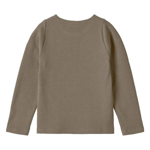 Fliink - Camiseta de canalé Kenna | Caqui