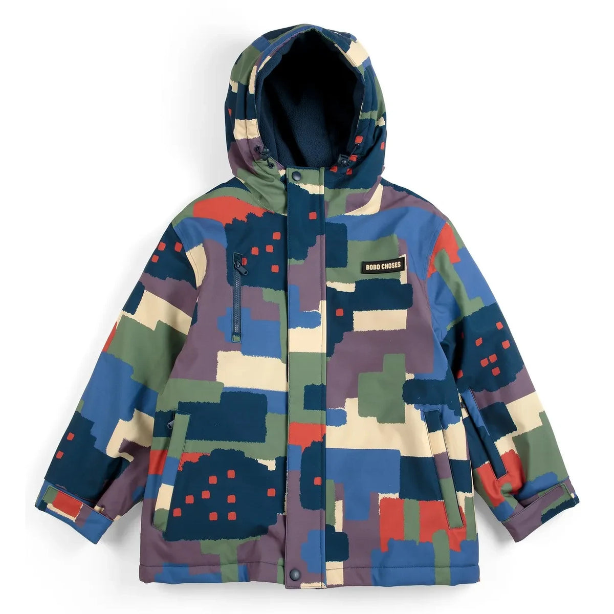 Bobo Choses - Chaqueta de Esquí de Fibra Reciclada Camuflaje | Caqui