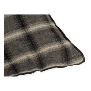 Funda de almohada de lino lavado Le Monde Sauvage - Highlands | Gris oscuro