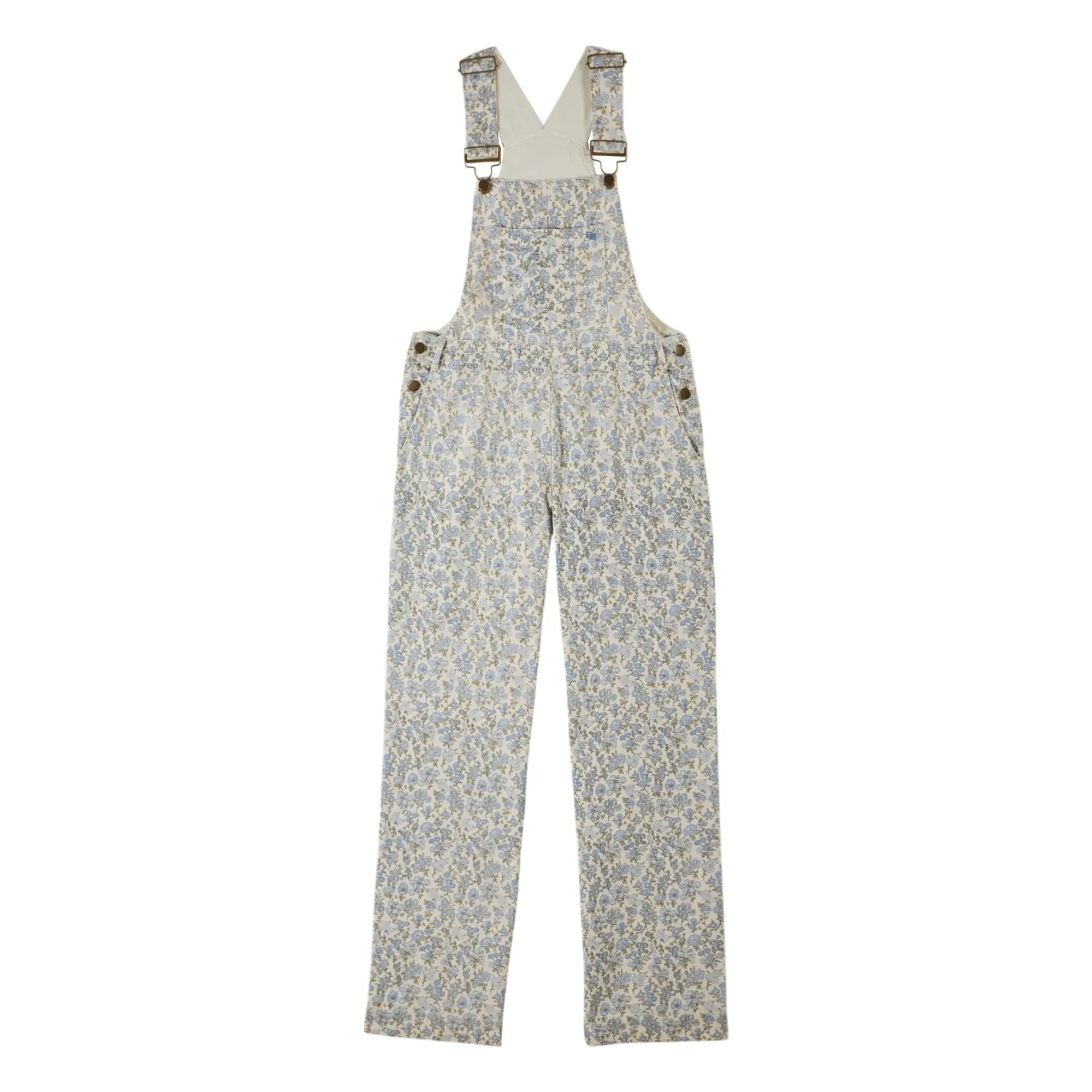 Emile et Ida - Azul | Pelele de algodón con estampado floral