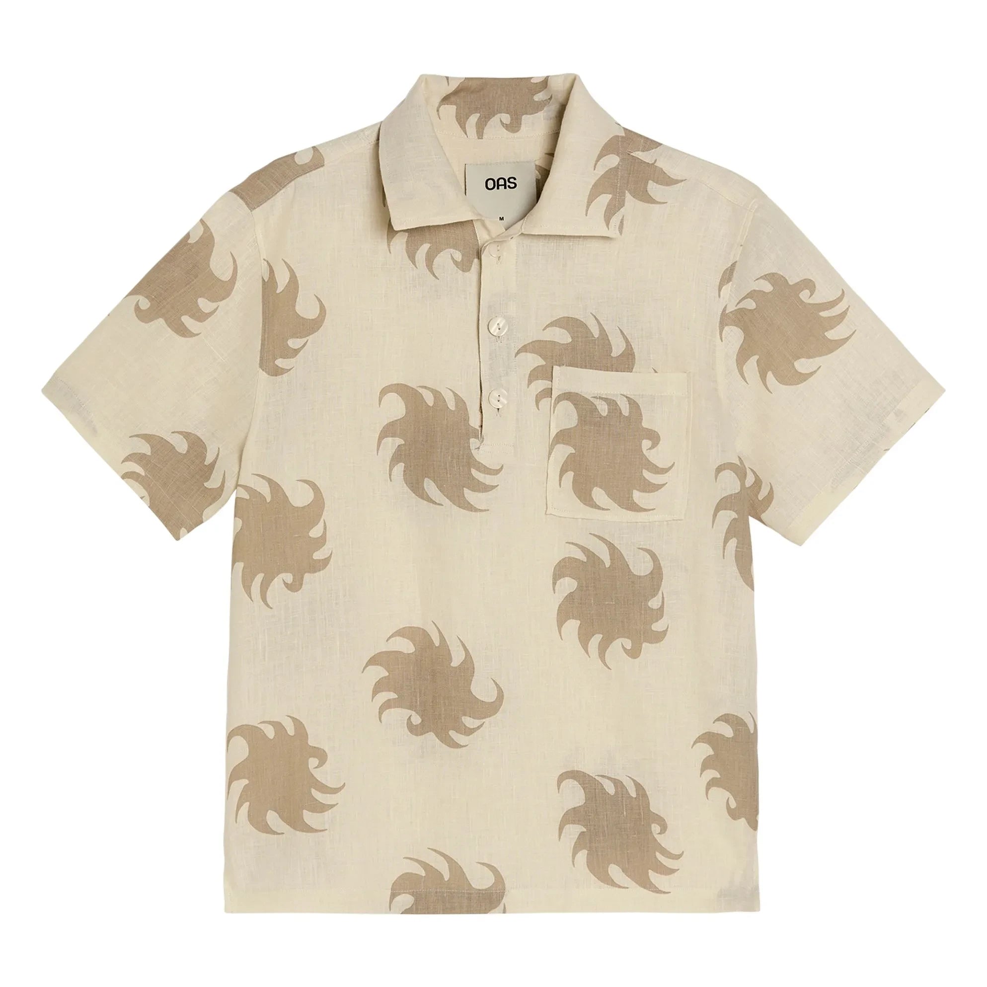 OAS - Camisa de lino Hazel Ember Girona | Beige