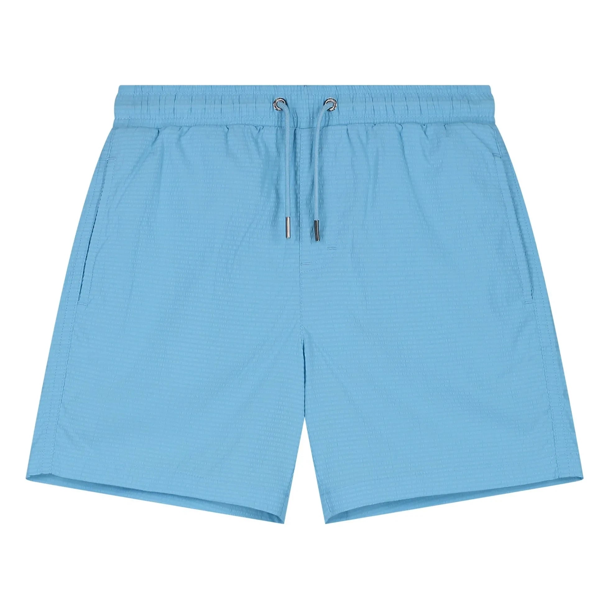 Beachlife - Bañador de natación con textura lisa | Azul Claro