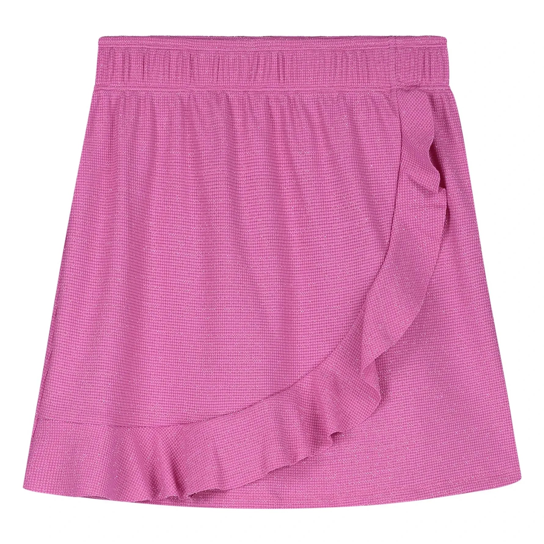 Beachlife - Falda de traje de baño de fibra reciclada de lurex | Rosa