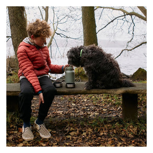 Haps Nordic - Haps Go botella de agua para perros - 900 ml | Verde Menta