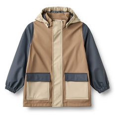 Chaqueta Impermeable de Fibra Reciclada Wheat - Otu | Beige