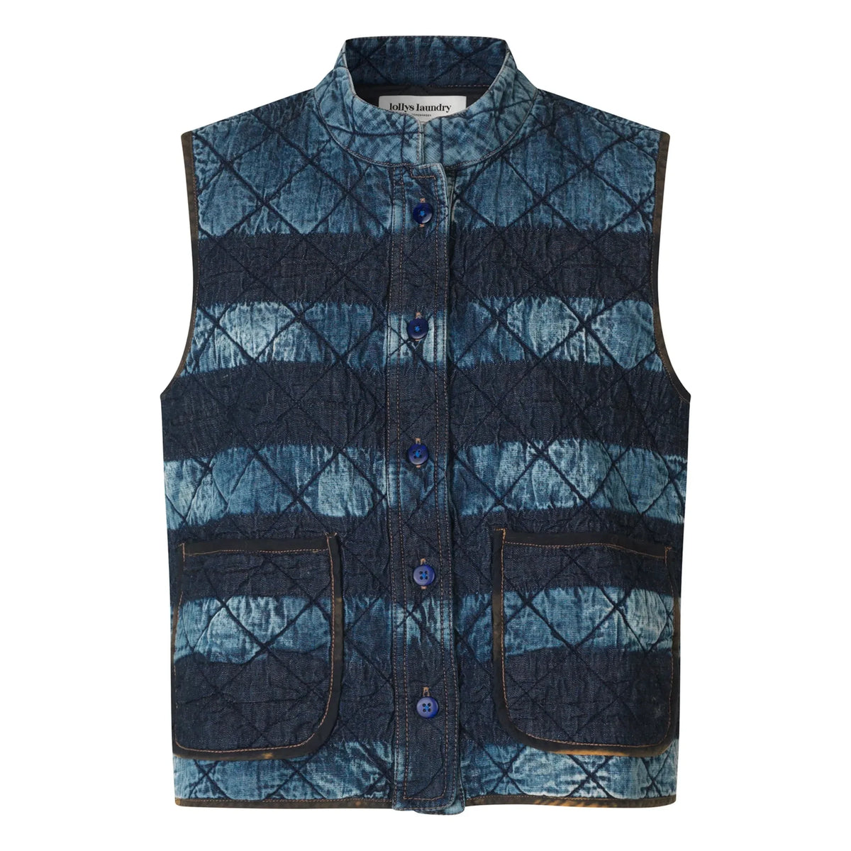 Lollys Laundry - Chaleco acolchado sin mangas Cairo | Azul