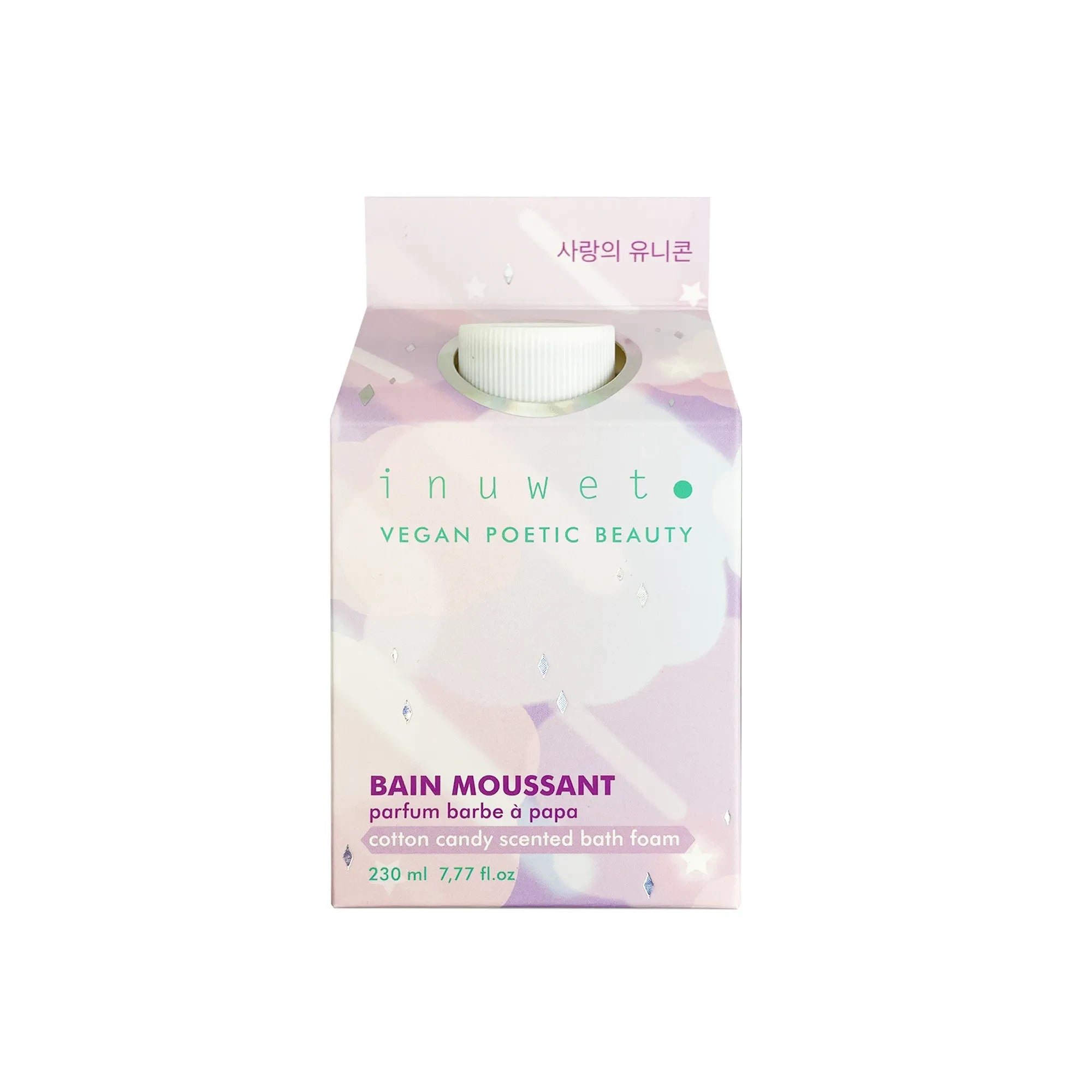 Inuwet - Espuma de Baño Algodón de Azúcar - 230 ml