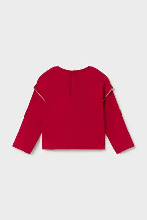 Blusa de algodón de manga larga para niños Mayoral