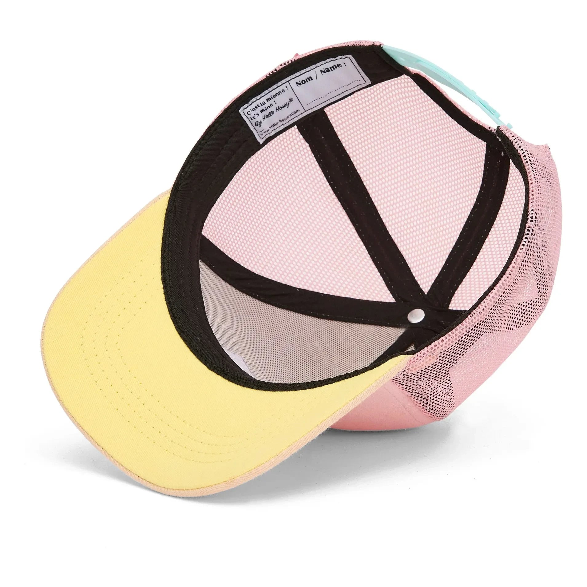 Hello Hossy - Gorra Trucker Mini Rosa Palo con Visera Curva | Rosa Palo
