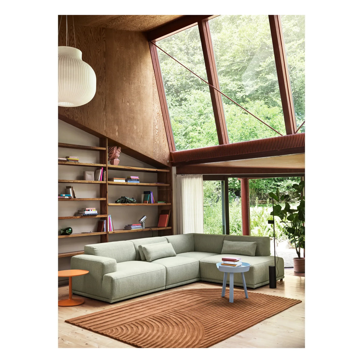Muuto - Alfombra Relevo - Studio Pepe | Naranja Rouille