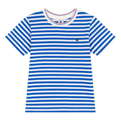 Petit Bateau - Camiseta de algodón orgánico Bipbip | Azul
