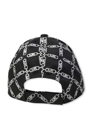 Gorra Michael Kors infantil de algodón con visera
