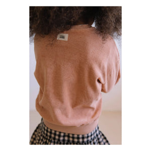 Studio Bohème - Bart Sudadera Algodón Orgánico | Rosa Polvo