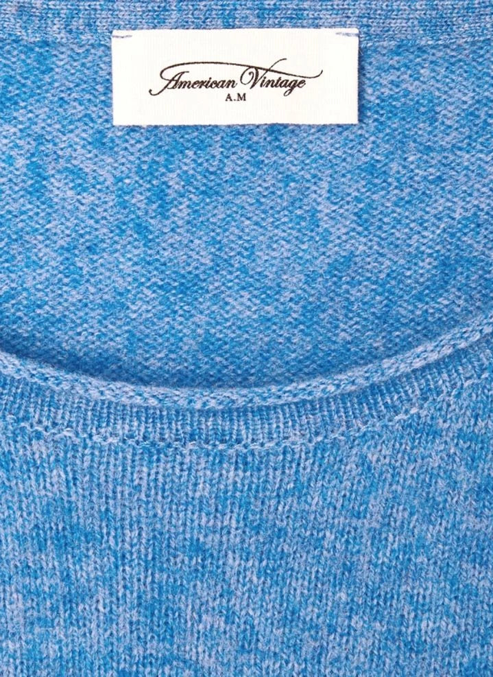 American Vintage - Jersey de Lana y Cachemira Docatown | Azul
