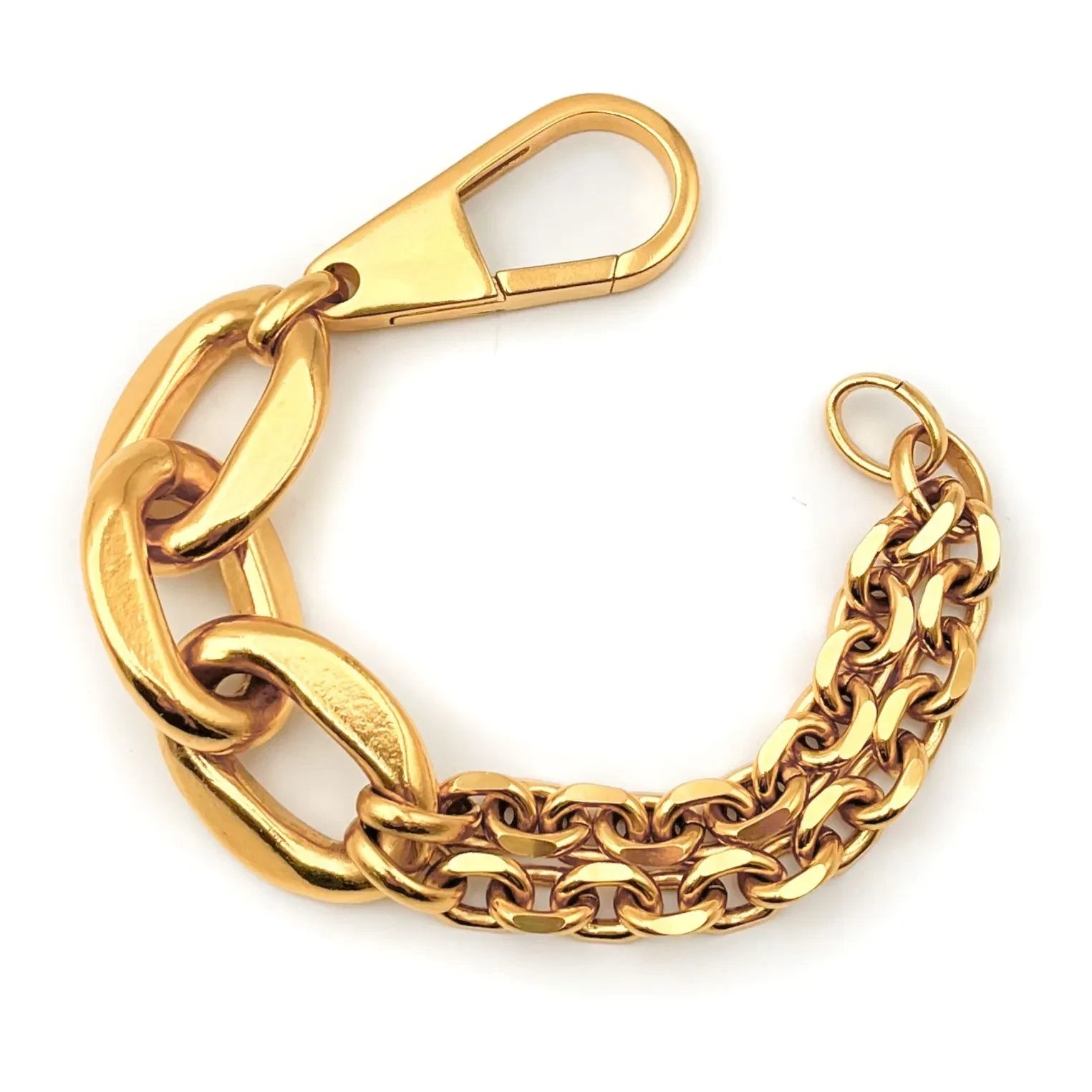 Perrine Taverniti - Pulsera Edgar de doble cadena | Oro