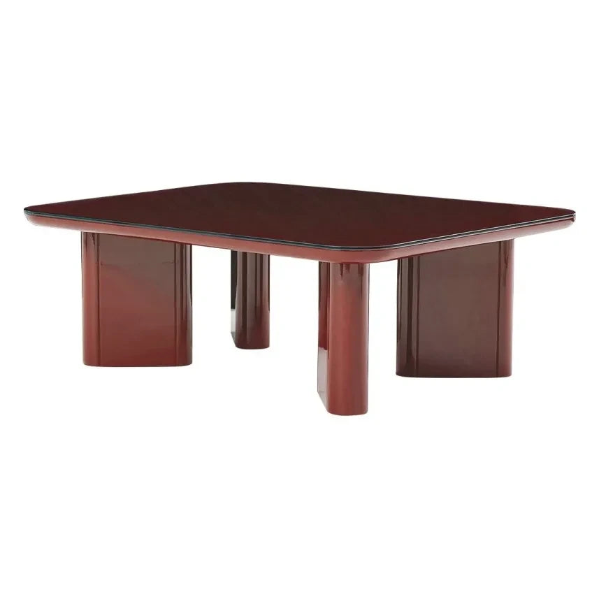 Gabrielle Paris - Mesa de Centro de Madera Lacada Thelma | Rojo