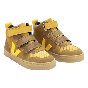 Veja - Zapatillas de deporte de ante V-10 Mid-Scratch | Camel
