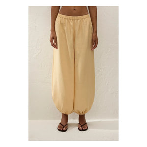 Faithfull the Brand - Kortez Keten Pantolon | Sarı